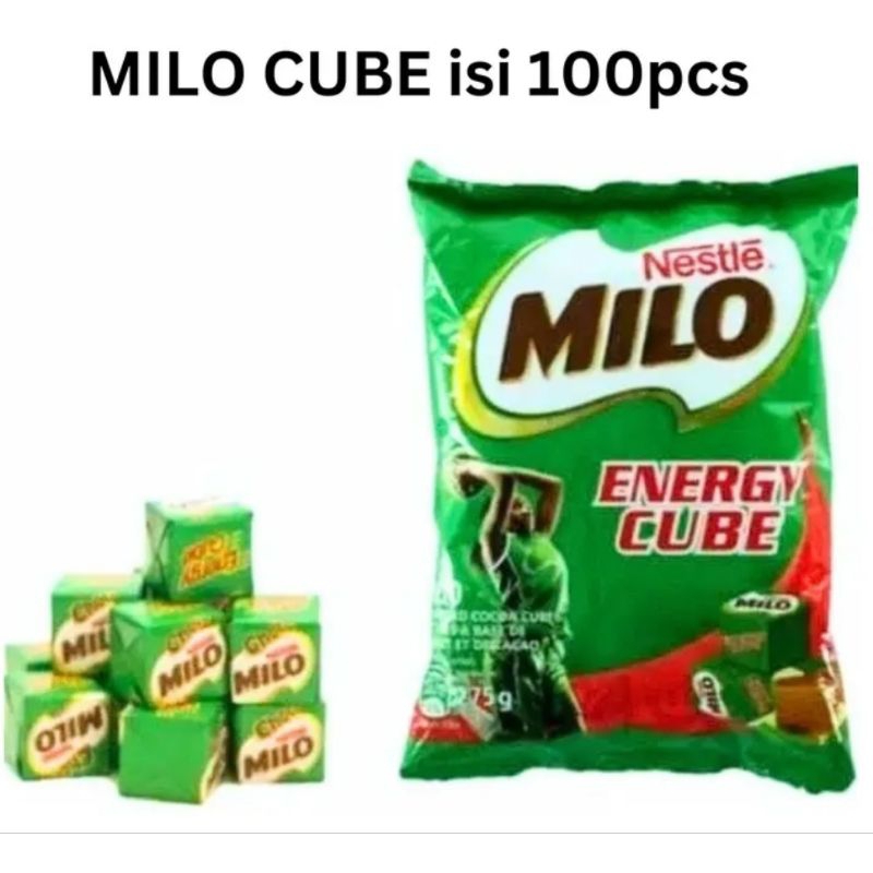 

Nestle Milo Cube isi 100pcs Cokelat
