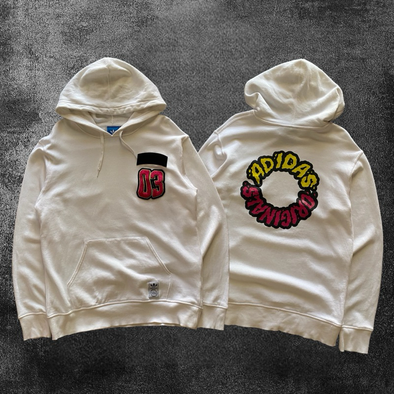 Hoodie Adidas Seoul Pullover Motif Towel dan Sablon Full Tag Second Original