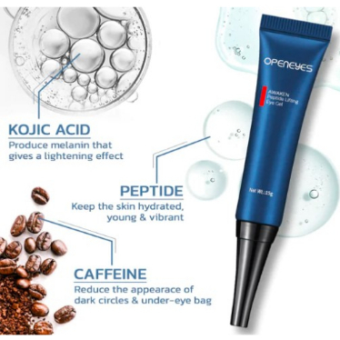 OPENEYES SERUM GEL MATA KANTUNG MATA KERUTAN MATA PANDA MEN'S COOL EYE CREAM  EAST MOON