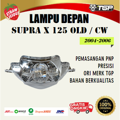 Lampu Depan Reflektor Supra X 125 Lama CW 2004 - 2006 Motor Honda Variasi Aksesoris TGP