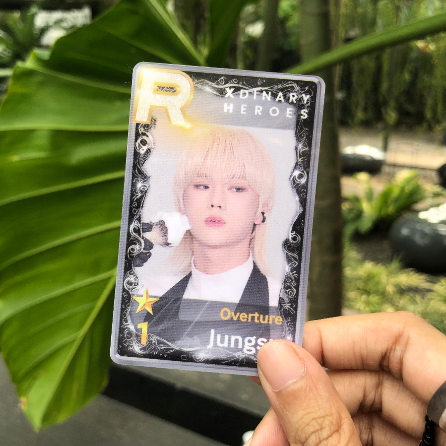 JUNGSU R-Card Haircut Superstar JYP ssjyp Photocard PC OFFICIAL Xdinary Heroes XH