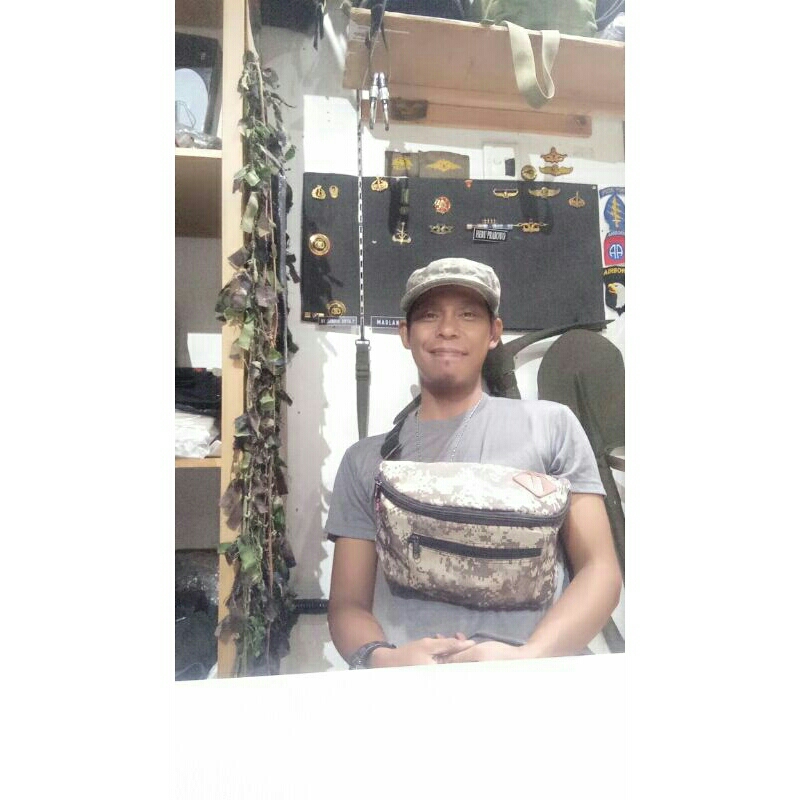 tas pinggang toretto Army original