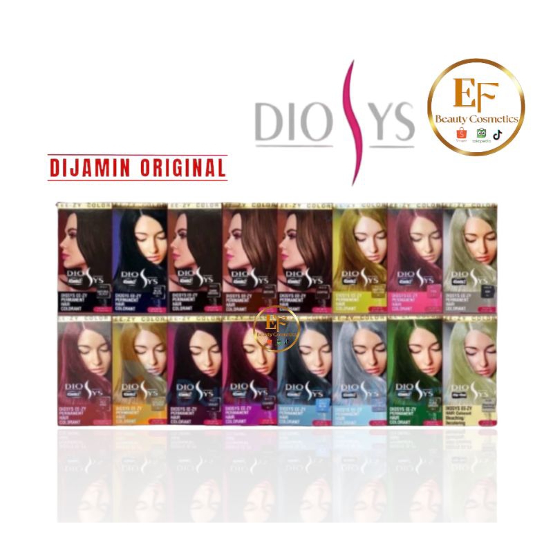 DIOSYS Hair Colour Cream Permanent - Pewarna Rambut Permanen