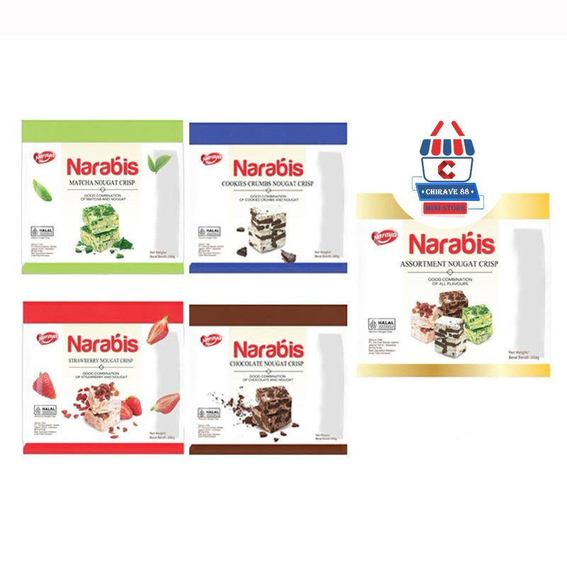 

Naraya Narabis Nougat Crips 200g All Variants