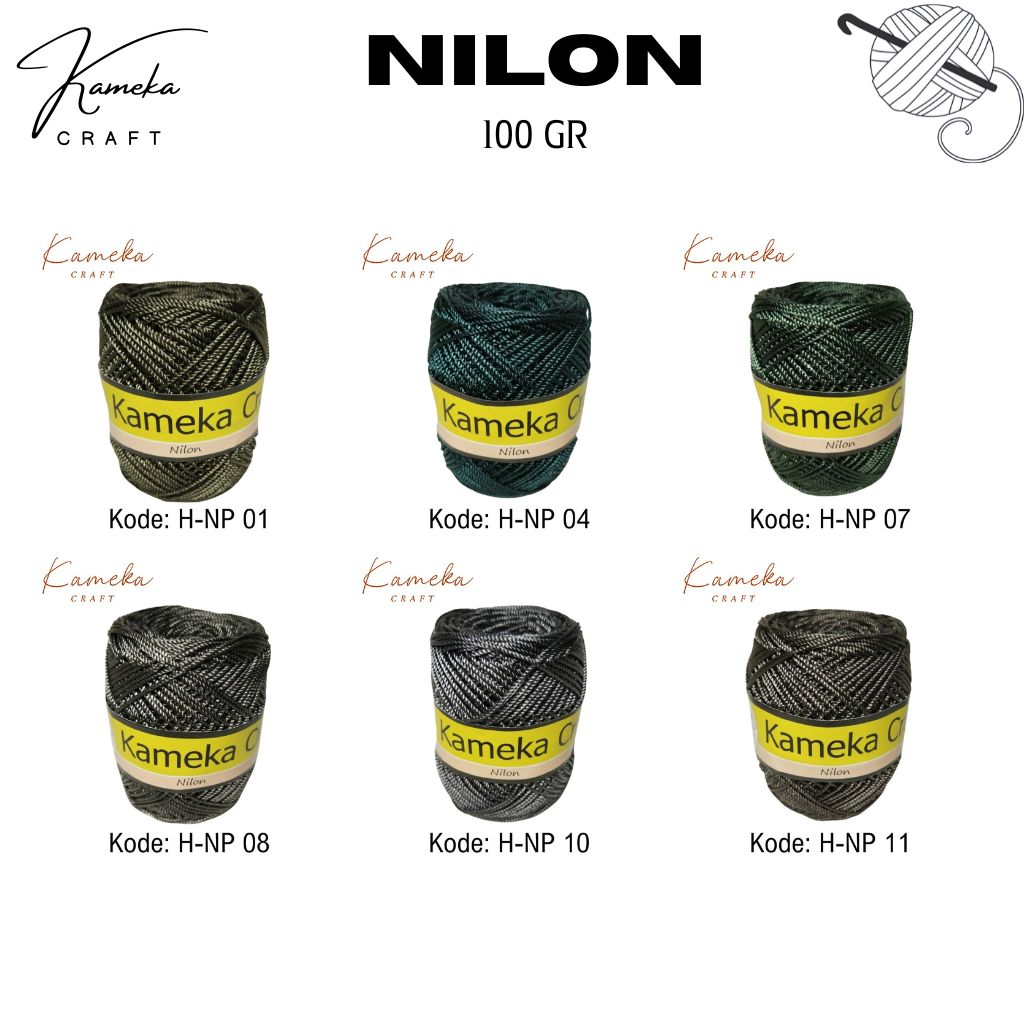 Nilon Polos/ Benang Rajut Nilon (NP)