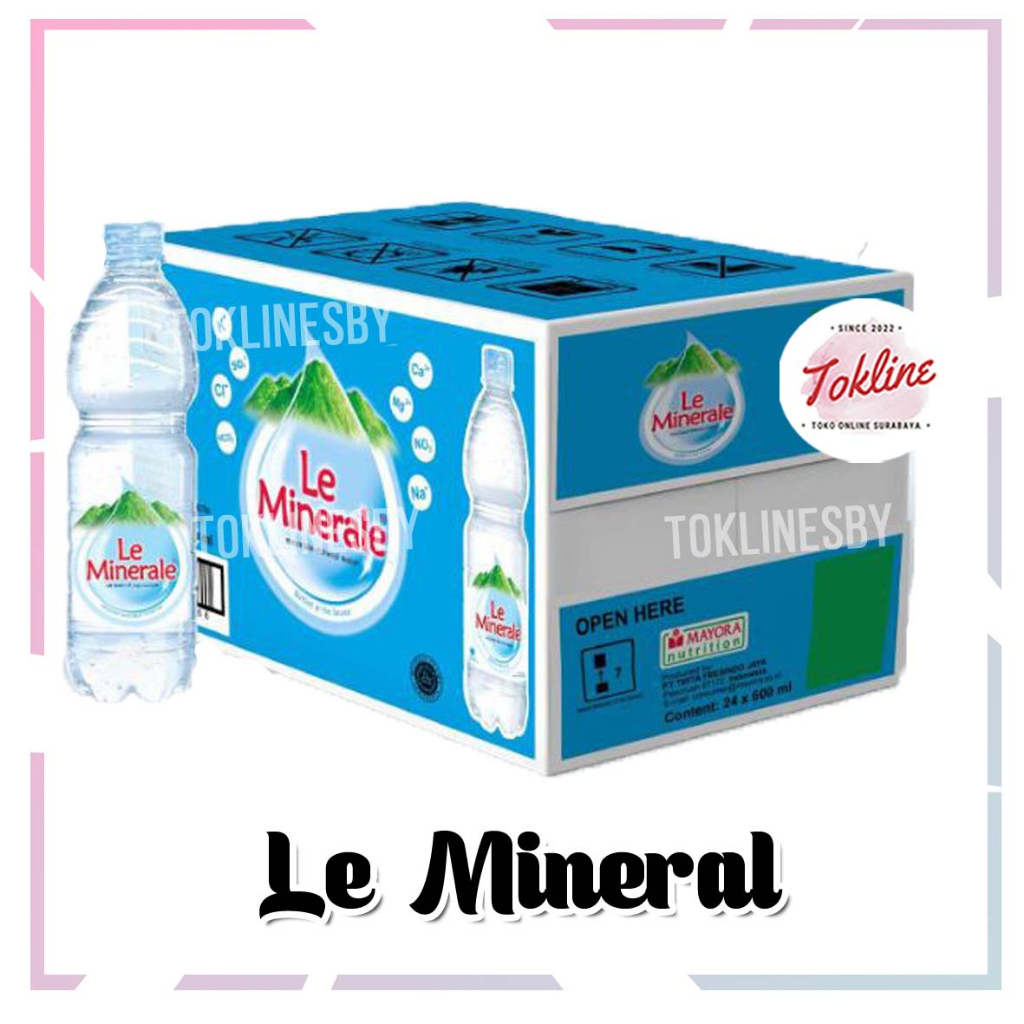 

[ 1 KARTON ISI 24 PCS ] LE MINERALE 600ml Air Mineral