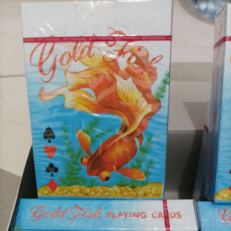KARTU REMI GOLD FISH PLAYING CARDS KARTU POKER