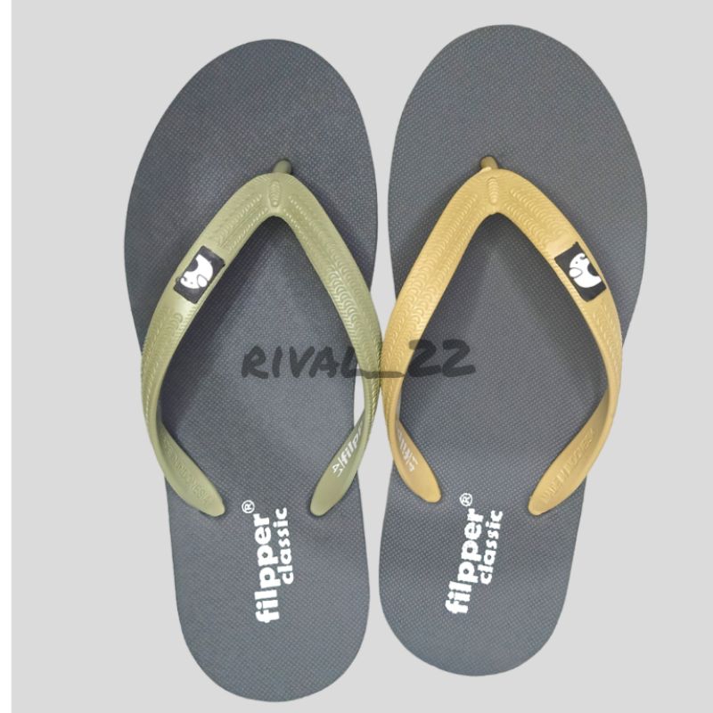 SANDAL JEPIT FILPPER BASIC GREY pria wanita bukan fipper bukan swallow