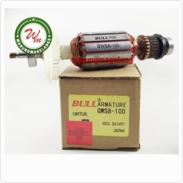 Bull armature for gerinda bosch GWS8 100 ryu rsg100 5v rsg 100 5v Diskon