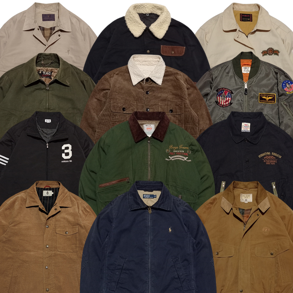 jacket vintage | flight jacket | harrington | jaket casual | corduroy | jaket canvas | jaket kerah v