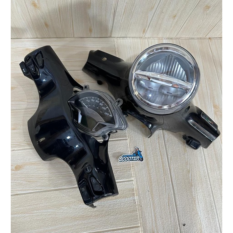 Paket Kepala Set Batok HeadLamp Speedometer Vespa LX S Facelift