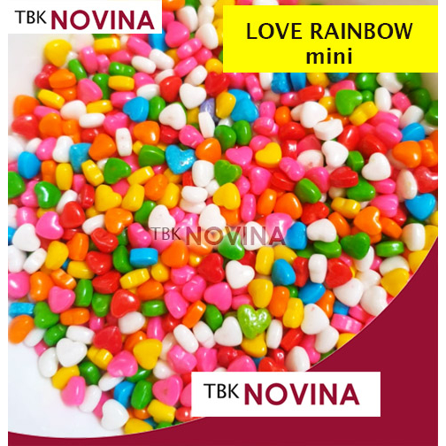 

[ 500 gr ] SPRINKLE LOVE RAINBOW MINI & STAR RAINBOW MINI