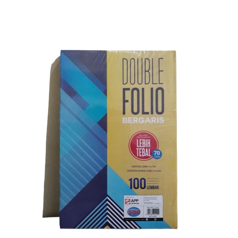 

DOUBLE FOLIO SIDU BERGARIS ISI 100 LEMBAR
