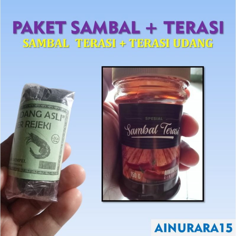 

PAKET SAMBAL | Sambal Terasi + Terasi Udang