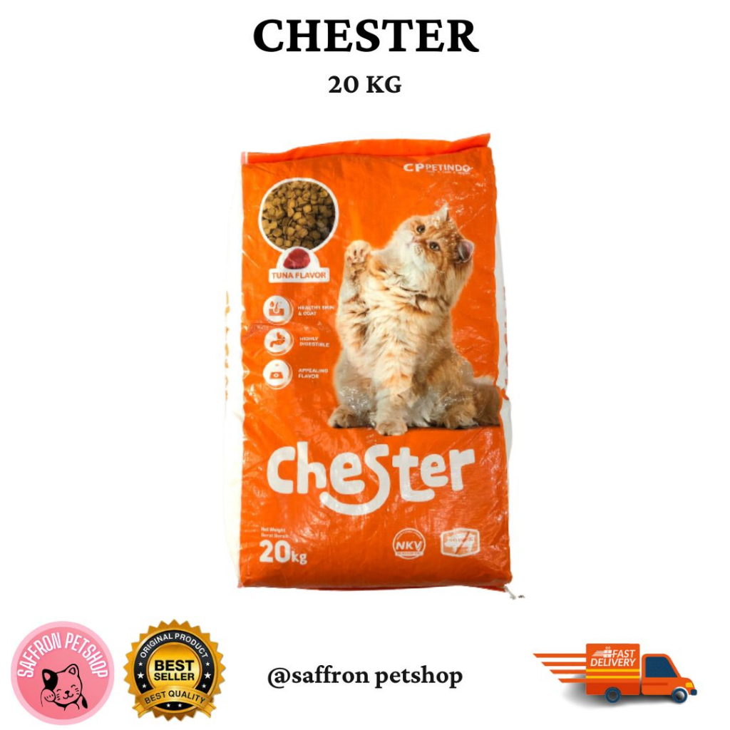 CHESTER 20 KG MAKANAN KUCING DRY FOOD