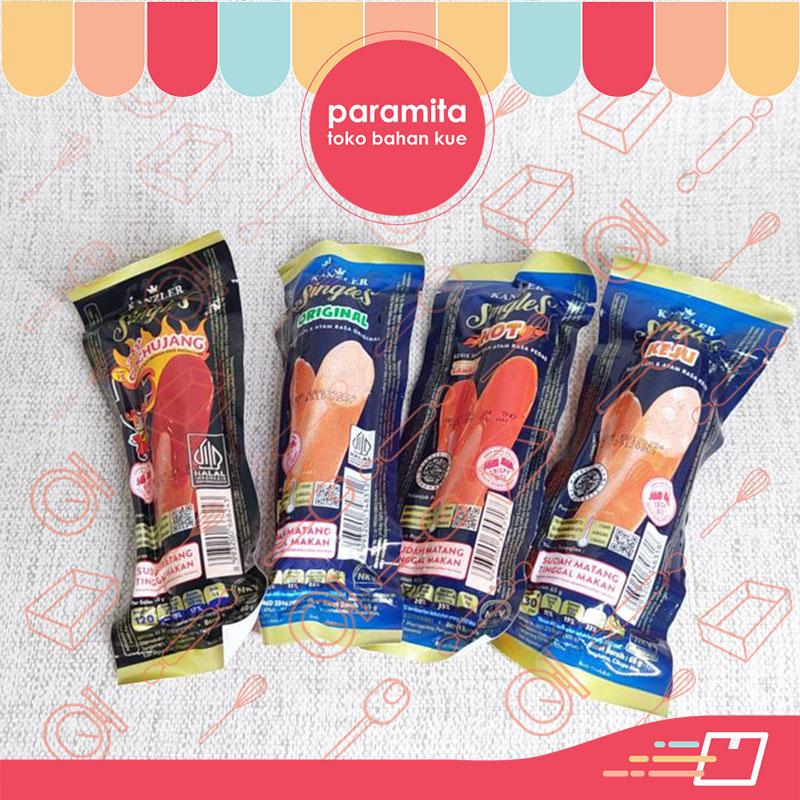 

Kanzler Sosis Single Rasa Original / Keju / Hot / Gochujang
