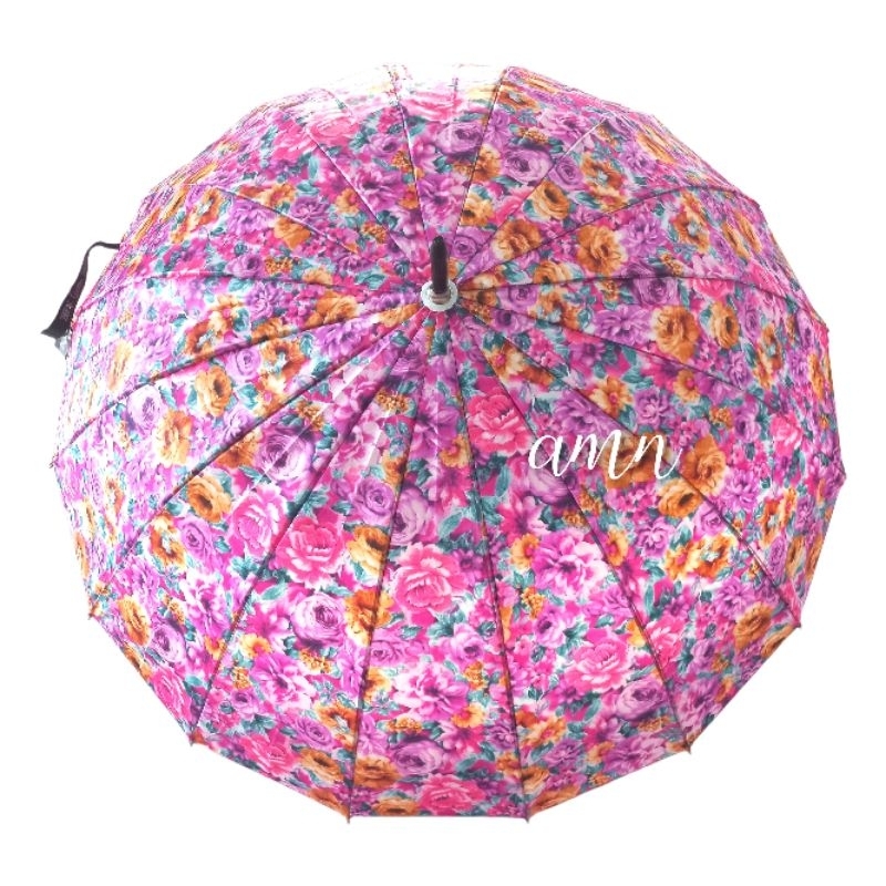 Payung Satin Besar / Payung Satin 16 Jari Winpu