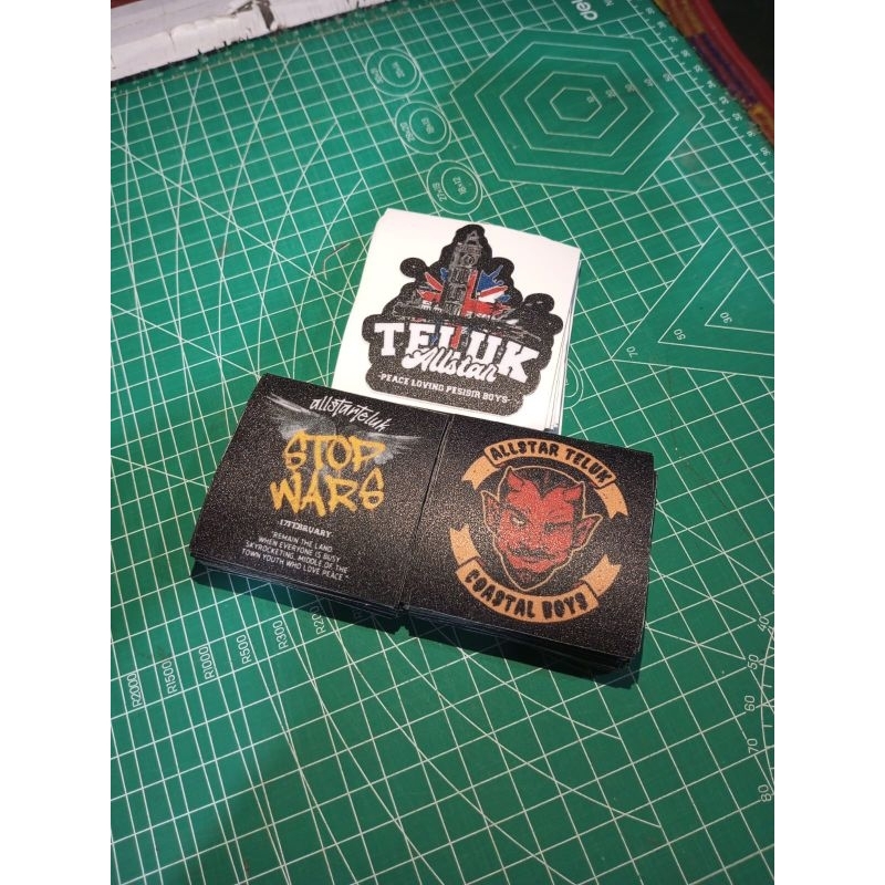 STIKER VINYL METERAN CUTTING & NON CUTTING|| SUDAH PAKAI LAMINASI || DOFF ATAU GLOSY