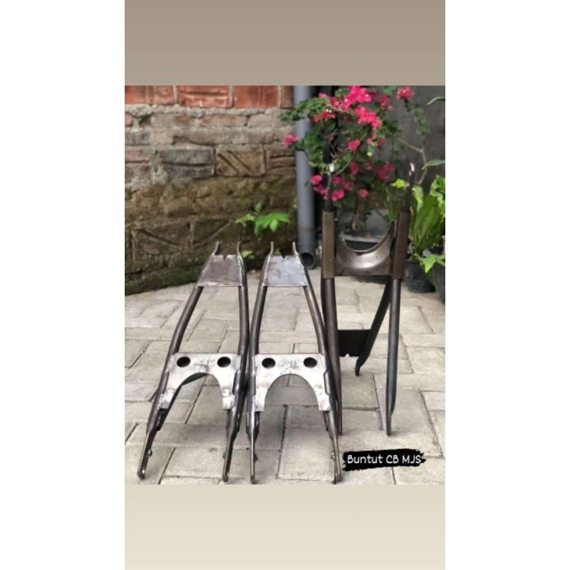 Rangka MJS Buntut Sambungan Buntut Rolling Sasis Rangka Frame Belakang Ekor CB MJS Baru