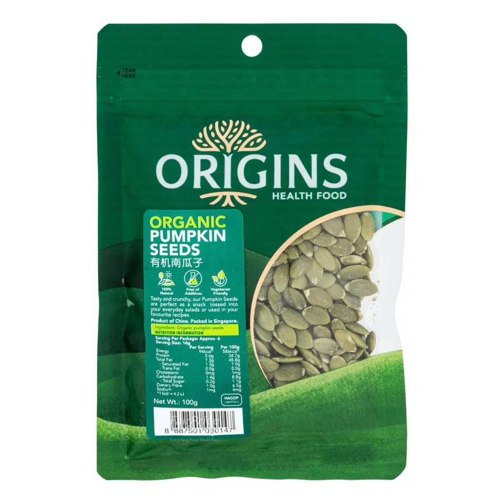 

Origins Healthfood Organic Pumpkin Seed 100g