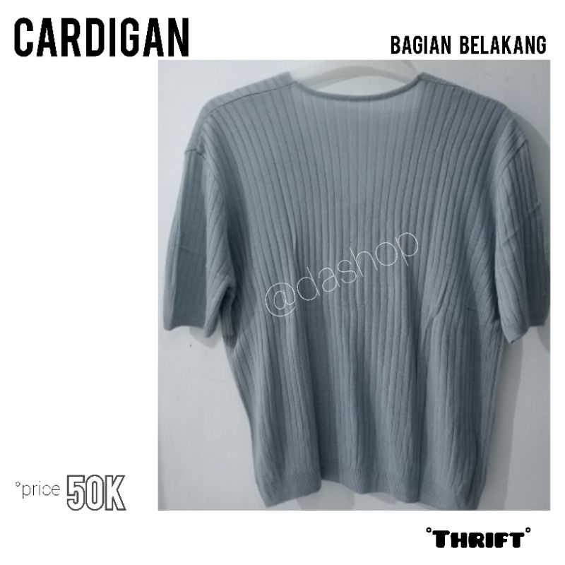 Cardigan Wanita Lengan Pendek