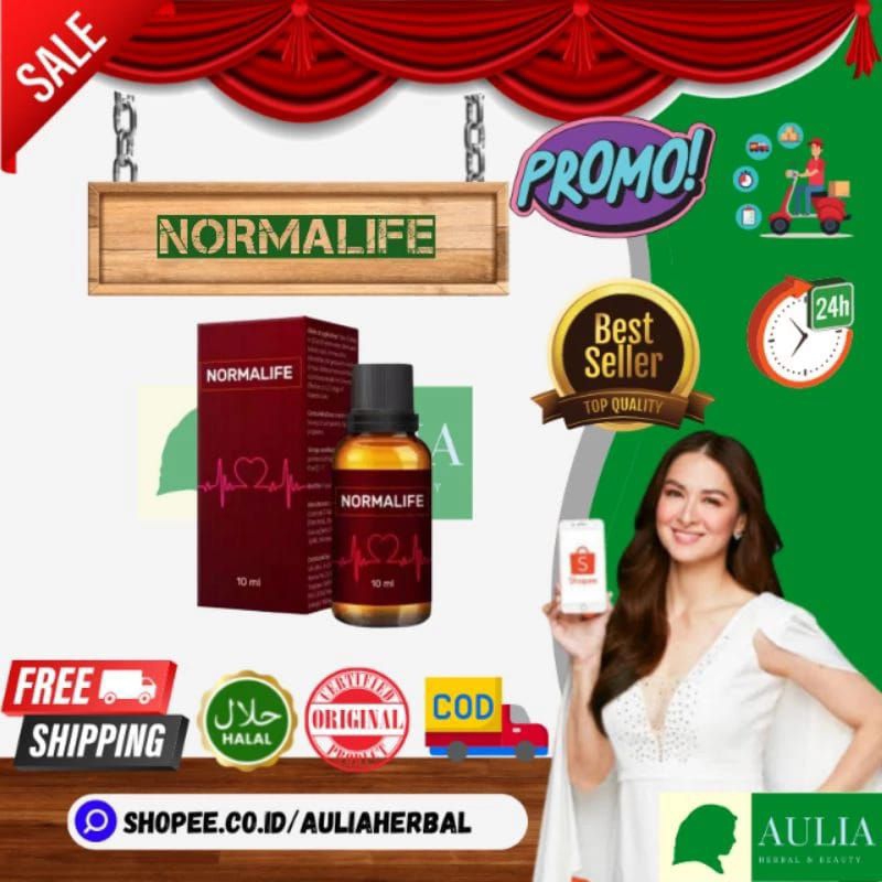 NORMALIFE ASLI 100% ORIGINAL - OBAT NORMA LIFE CAIRAN PEMBERSIH PEMBULUH DARAH / OBAT HIPERTENSI