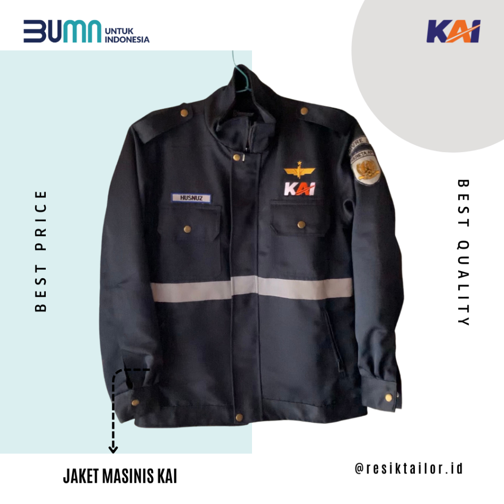 Jaket Masinis PT.KAI