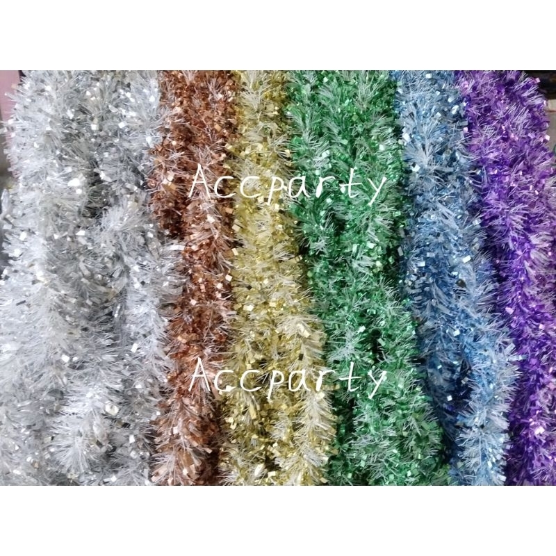 Slinger Rumbai Pohon Natal / Slinger Rumbai Besar Tinsel rumbai Natal