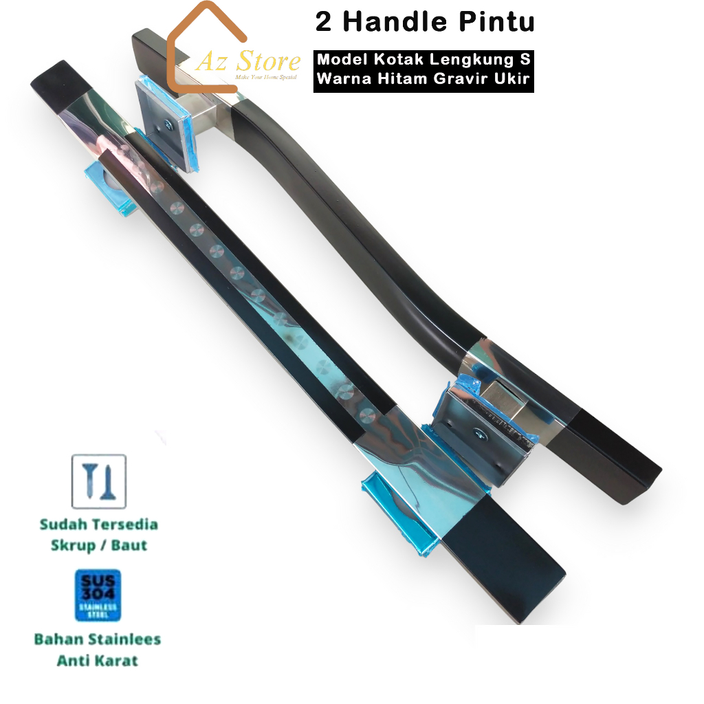 ( 45 cm 2 pcs handle ) Handel tarikan pintu rumah gagang pintu rumah / handle pintu rumah
