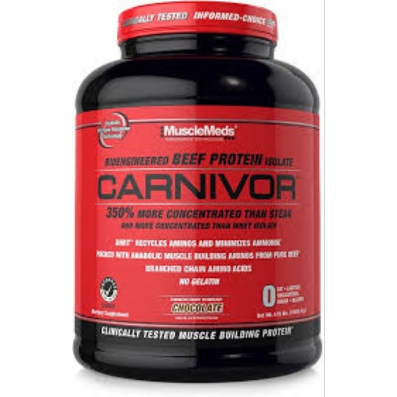 Carnivor Whey Musclemeds 4lbs whey beef protein