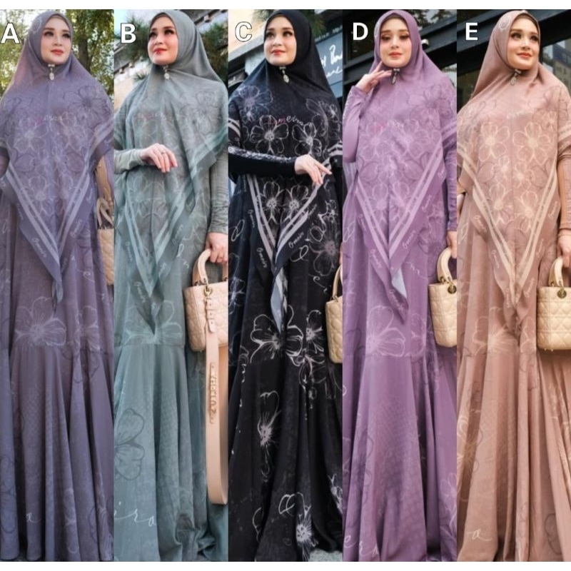 Seoul series by Omeiro/ Gamis syari premium by Omeiro