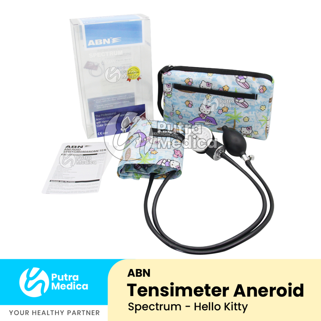 ABN Tensimeter Aneroid Spectrum Karakter / Tensi Manual Kartun Lucu Unik / Alat Ukur Pengukur Tekanan Darah