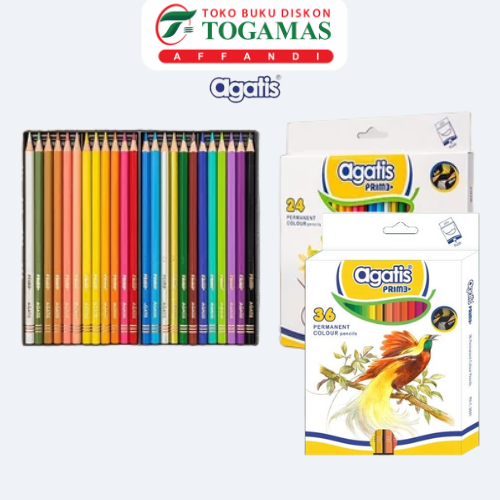 

PENSIL WARNA AGATIS PRIME WOOD PERMANENT COLOR PENCIL HEXAGONAL