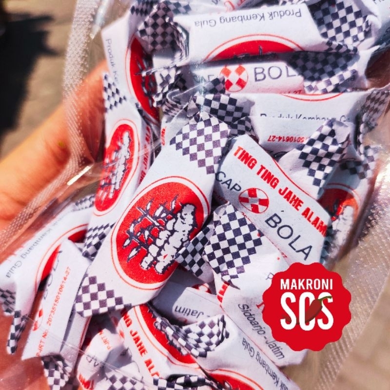 

Makaroni SOS - 100Gr Permen Jahe Ting-Ting Jahe Enak Murah