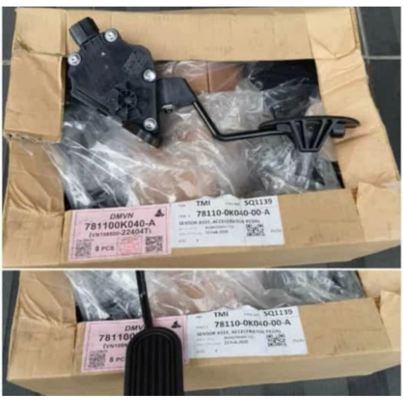 edal gas sensor gas innova fortuner hilux 78110 - 0k040