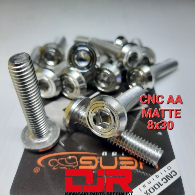 probolt stainless baut 12 8x30 payung HENG CNC AA matte m8x30 3cm original thailand