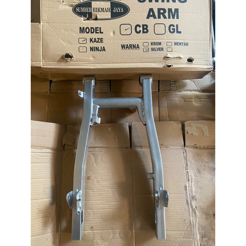 swing arm swingarm lengan ayun kaze pnp cb mirip ori merk shj kosongan