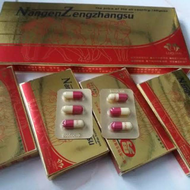 OBAT KUAT PRIA NANGEN ZENGZHANGSU 100% ORIGINAL ISI 12 Capsul