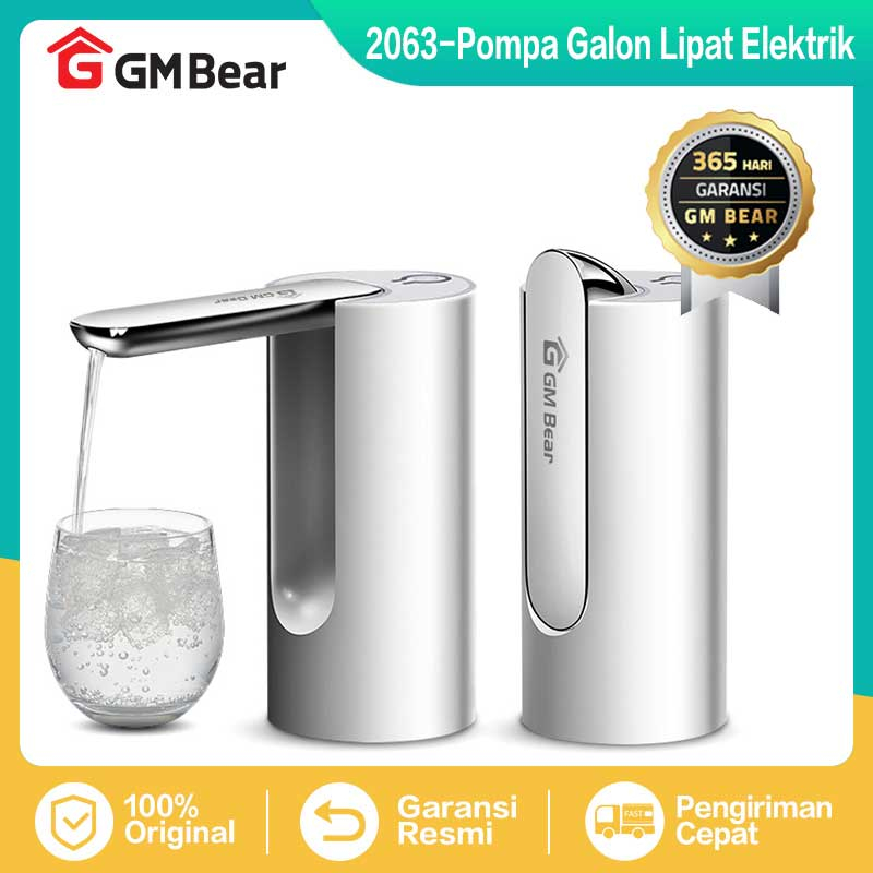 GM Bear Pompa Galon Lipat Elektrik 2063 - Folding Water Pump Dispenser