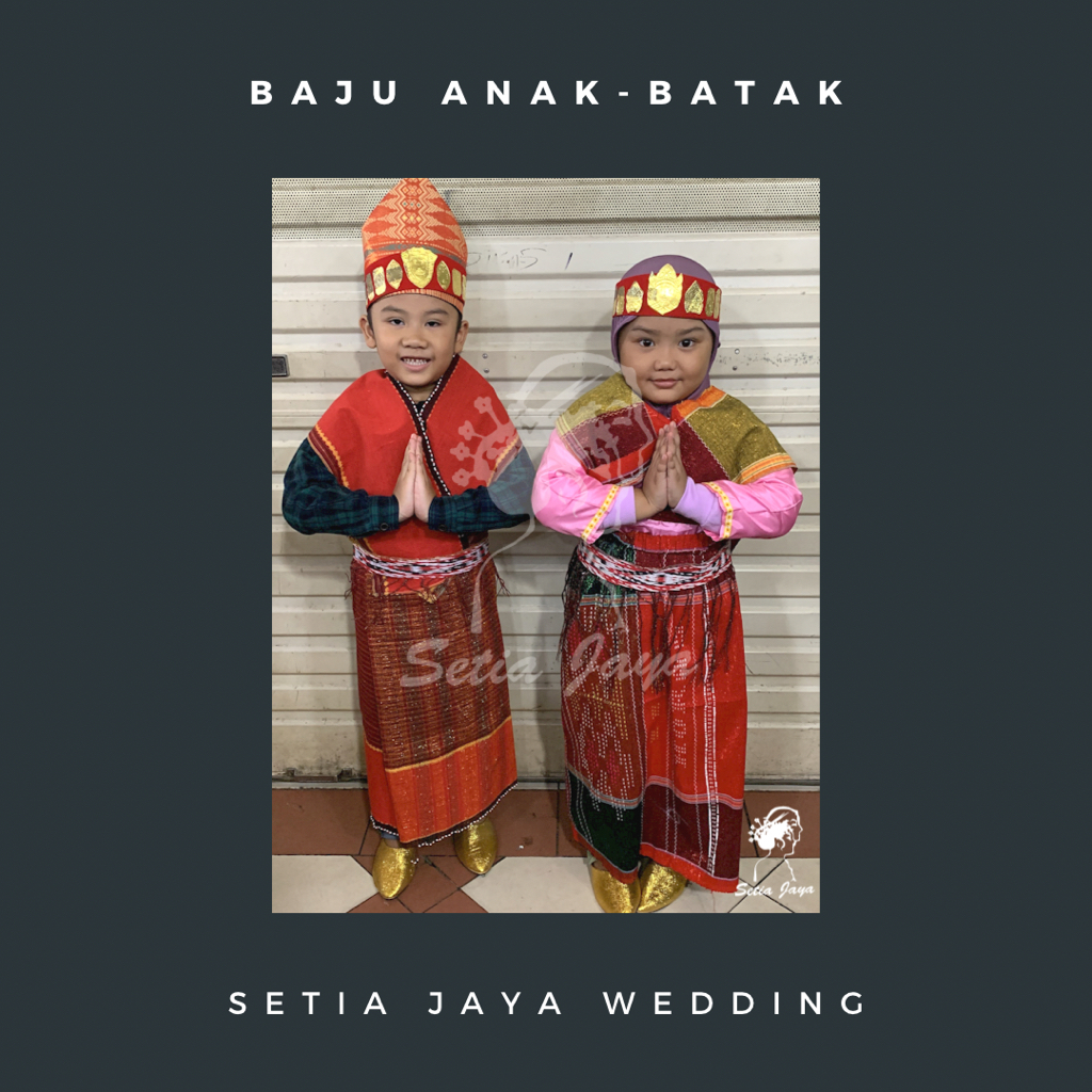 Baju Anak Batak Ulos Pengantin Simalungun/ Baju Karnaval Sumatera