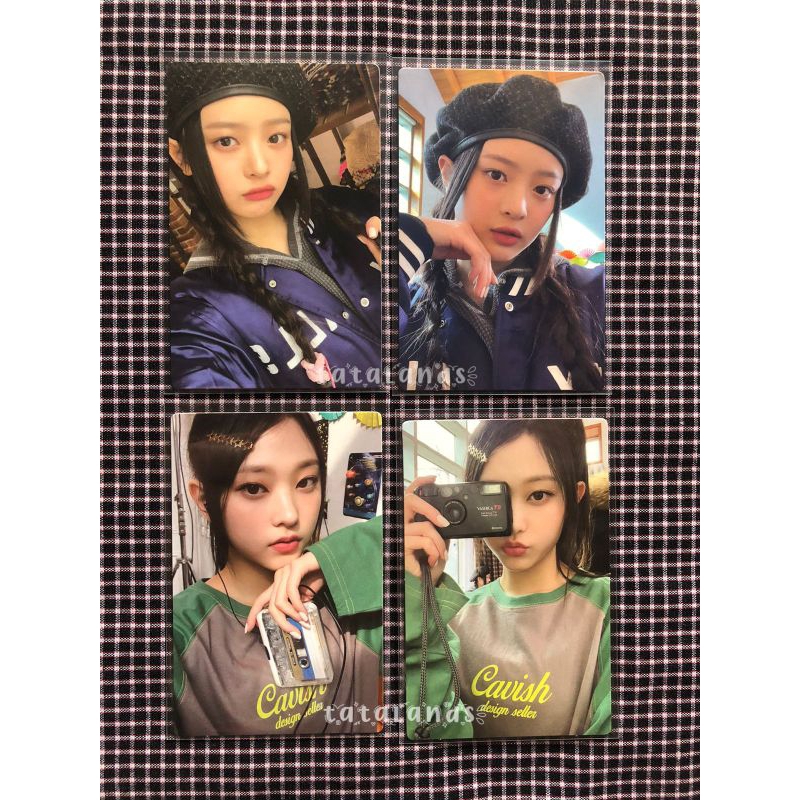 photocard official hanni haerin bunnies camp online set