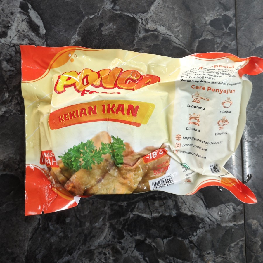 

Ponca Food Kekian ikan 500 gr