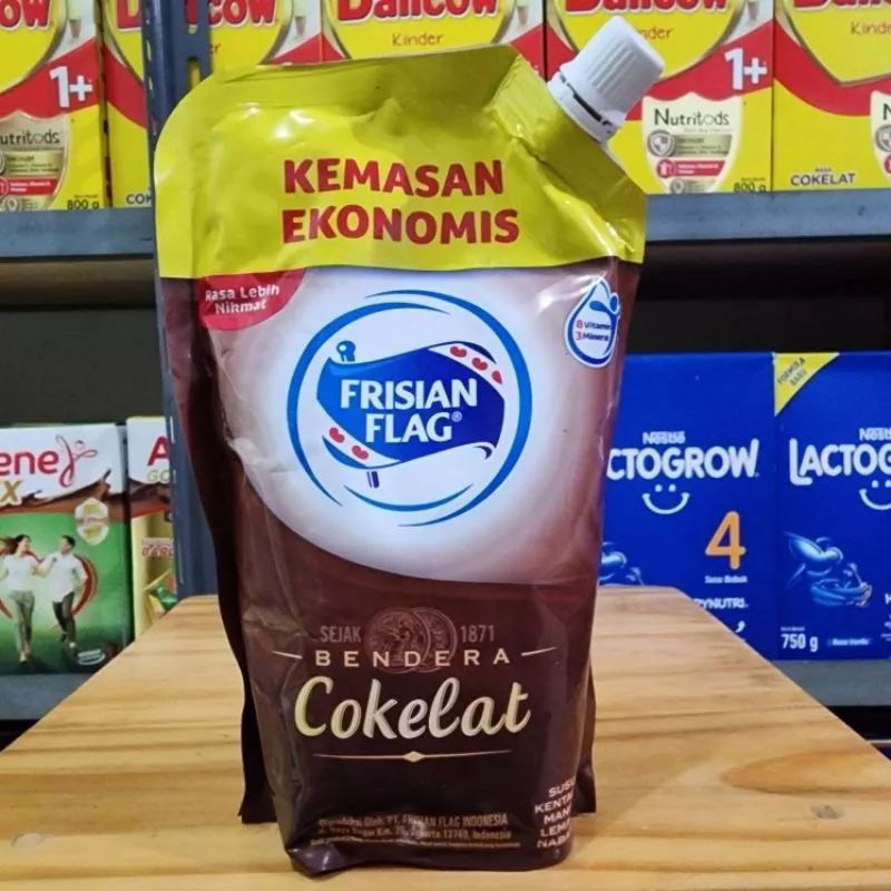 

frisial flag coklat susu kental manis coklat pouch 545g