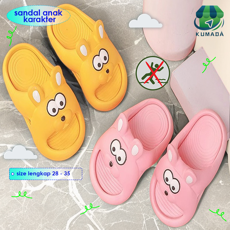 SANDAL IMPORT ANAK PEREMPUAN DAN LAKI LAKI KARAKTER LUCU