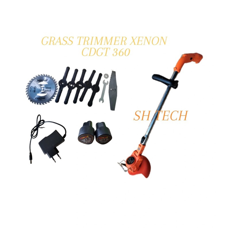 XENON CDGT 360 CDGT 360 MESIN POTONG RUMPUT BATTERY 12 VOLT