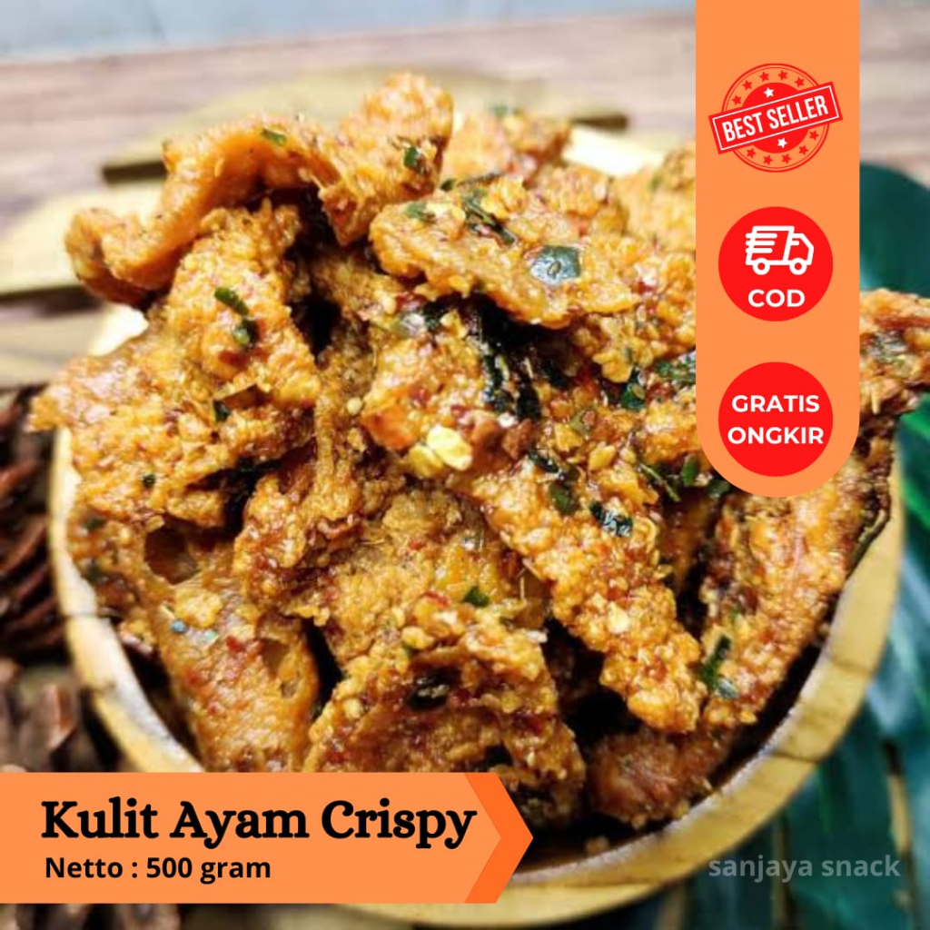 

pink kulit ayam crispy gram pedas daun jeruk