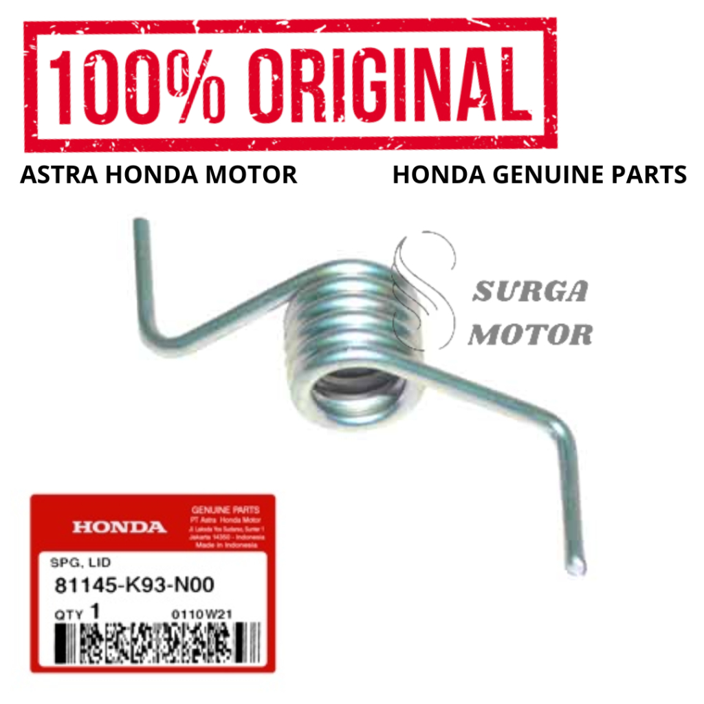 Spring LID Per Laci Knob Scoopy eSP K93 Led K2F Beat Street K1A Original Honda AHM 81145-K93-N00 Pir