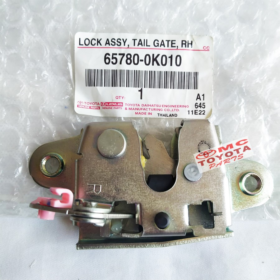 Door Lock Pintu Bagasi Belakang Kanan Original Hilux 65780-0K010