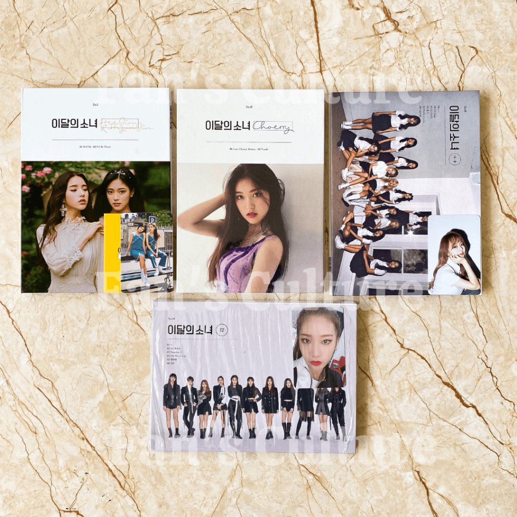 [READY STOCK] LOONA FIRST PRESS ALBUM - Heejin & Hyunjin/Choerry SEALED/++ Plus Plus A Normal Vivi P