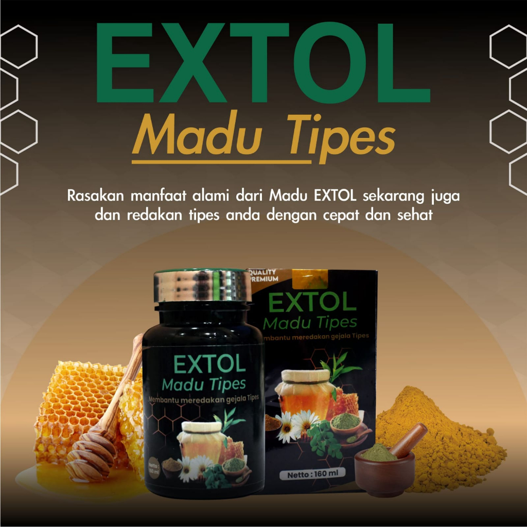 

MADU TIPES EXTOL 160ML MADU KESEHATAN honey syrup Bahan Sirup Herbal
